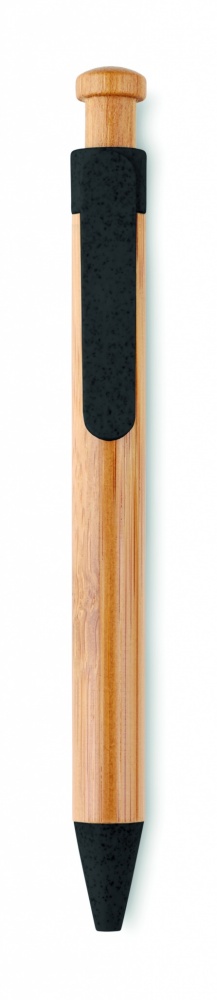 Logotrade corporate gift image of: Bamboo/Wheat-Straw ABS ball pen