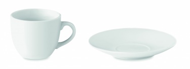 Logotrade promotional item image of: Espresso cup and saucer 80 ml