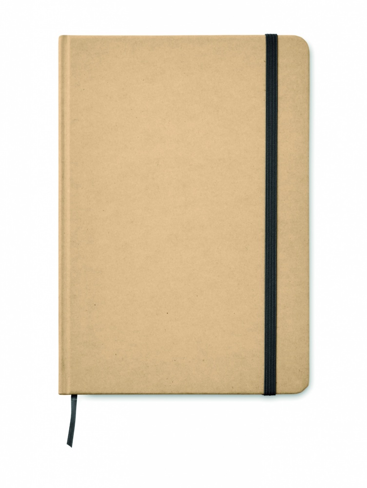 Logo trade corporate gift photo of: A5 recycled notebook 80 lined
