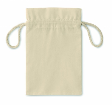 Logo trade advertising product photo of: Small Cotton draw cord bag