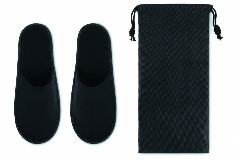 Logotrade corporate gift image of: Pair of slippers in pouch