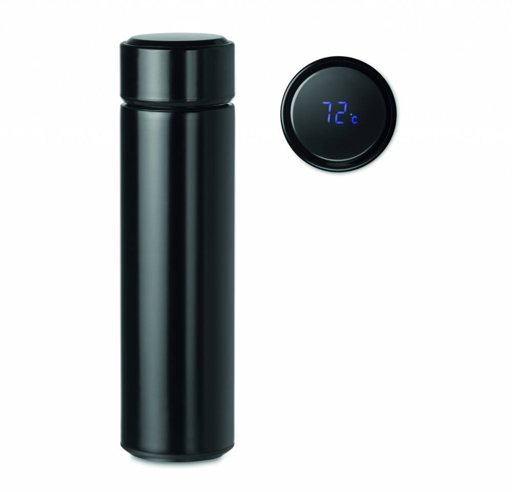 Logo trade advertising products image of: Bottle with touch thermometer