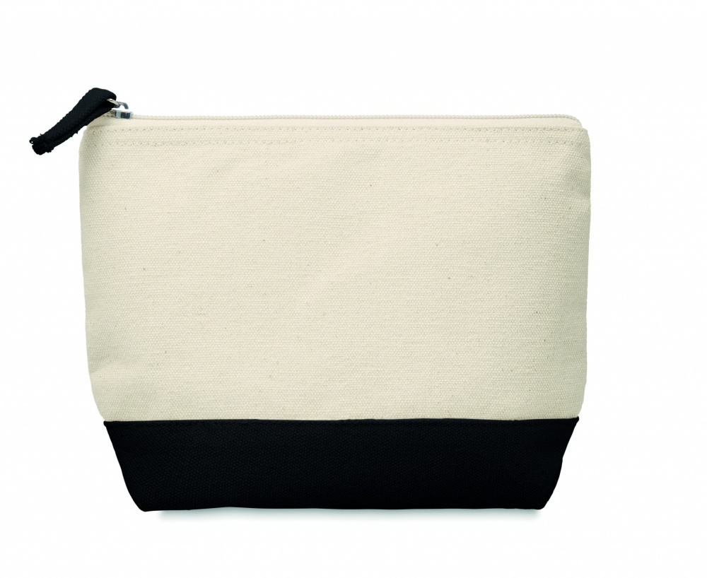Logotrade advertising product image of: Bicolour cotton cosmetic bag