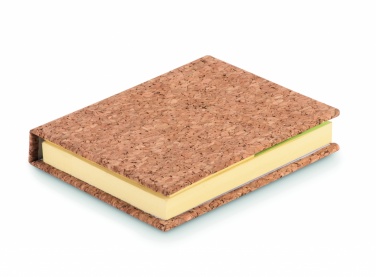 Logotrade promotional gift image of: Cork sticky note memo pad