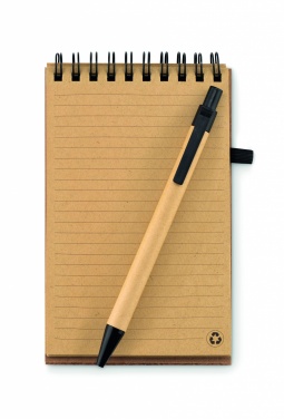 Logotrade advertising product picture of: A6 Cork notepad with pen