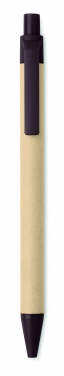 Logotrade advertising product picture of: Push ball pen coffee husk/ABS