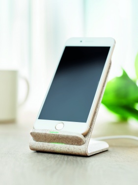 Logotrade business gifts photo of: Wheat straw/ABS charger std10W