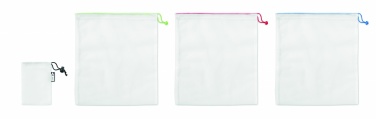 Logotrade promotional items photo of: Set of 3 RPET mesh food bags