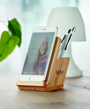 Logo trade advertising product photo of: Wireless charger pen holder 5W BAICOI
