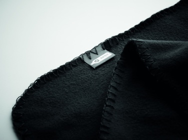 Logotrade business gift image of: RPET fleece travel blanket