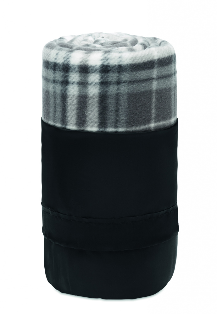 Logotrade corporate gift picture of: RPET fleece travel blanket