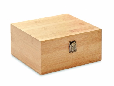 Logo trade promotional products picture of: Whisky set in bamboo box