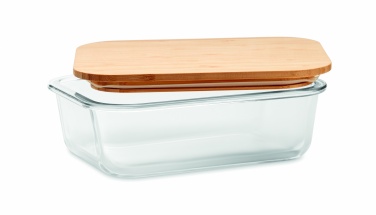 Logotrade business gifts photo of: Glass lunchbox with bamboo lid