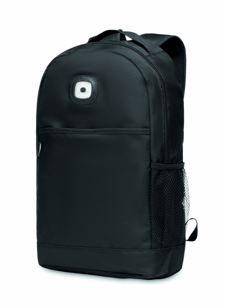 Logotrade promotional merchandise picture of: Backpack in RPET & COB light