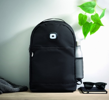 Logotrade corporate gift picture of: Backpack in RPET & COB light