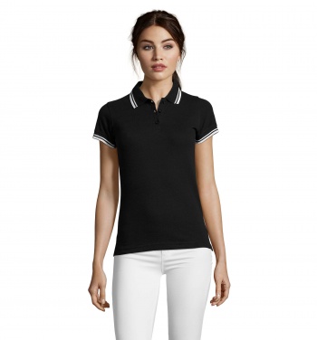 Logo trade promotional merchandise photo of: PASADENA women polo 200g