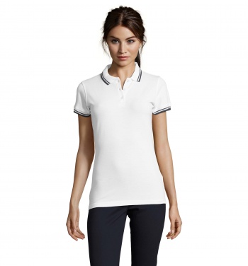 Logo trade promotional gifts picture of: PASADENA women polo 200g