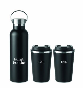 Logotrade promotional items photo of: Stainless steel double wall set