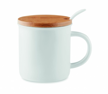 Logotrade promotional giveaways photo of: Porcelain mug with spoon