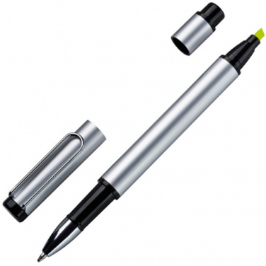 Logo trade promotional merchandise photo of: Metal duo pen GETAFE