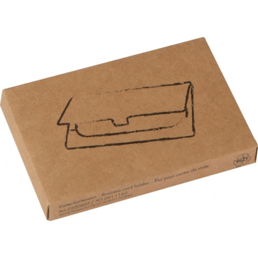 Logo trade promotional products picture of: Metal business card holder CORNWALL