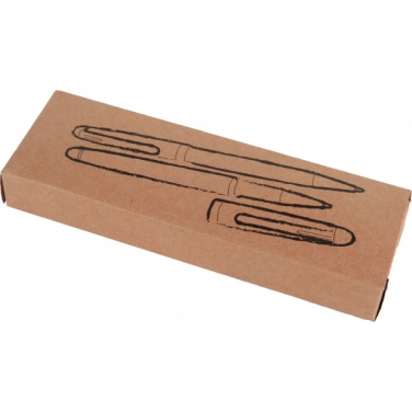 Logo trade promotional gift photo of: Rosewood writing set OXFORD