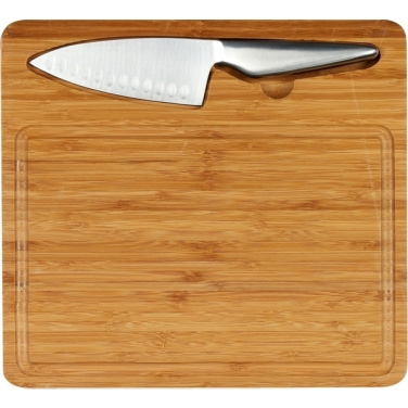 Logotrade promotional item picture of: Cutting board with knife MANTOVA