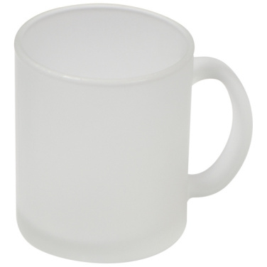 Logotrade promotional item image of: Glass coffee mug GENEVA 300 ml