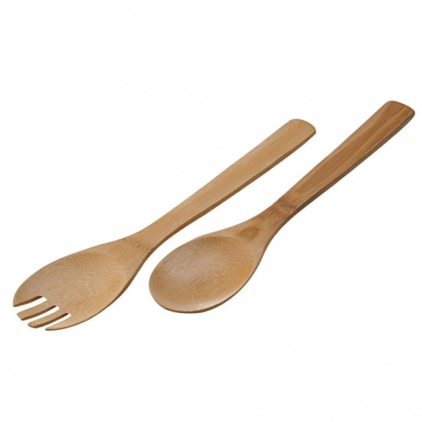 Logotrade promotional product image of: Bamboo salad servers CAPUA