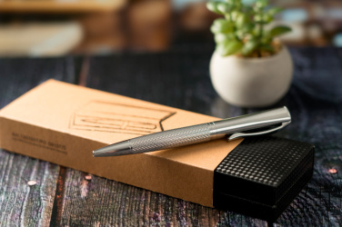 Logo trade promotional merchandise picture of: Metal ballpen CHESTER