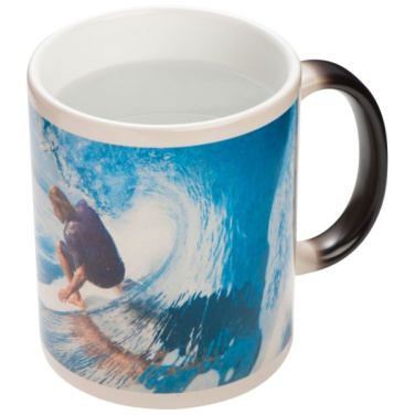 Logo trade promotional items image of: Colour-changing sublimation mug SIRMIONE 300 ml