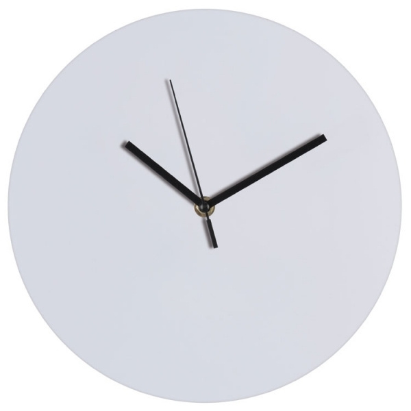 Logo trade promotional giveaways picture of: Wall clock with allover clock face VENICE