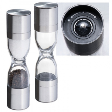 Logo trade promotional gift photo of: Salt and pepper mill 2-in-1 ROME