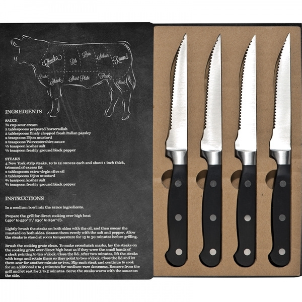 Logotrade promotional product image of: Steak knife set LONDON