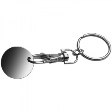 Logo trade promotional products image of: Keyring with shopping coin ARRAS