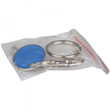 Logo trade promotional merchandise picture of: Keyring with shopping coin ARRAS