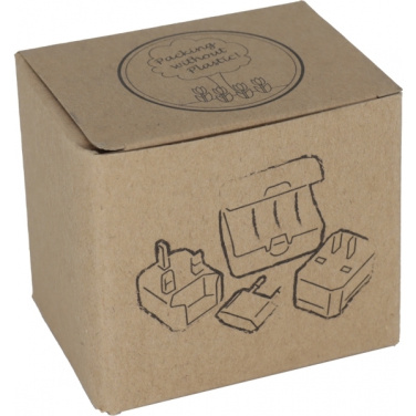 Logotrade promotional merchandise image of: Travel adapter PERU