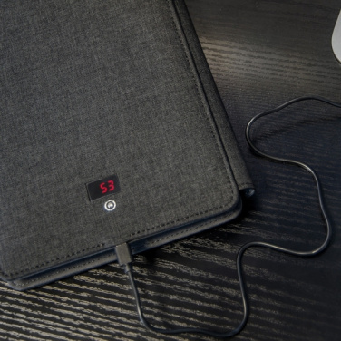 Logotrade promotional item picture of: Power bank folder Leno