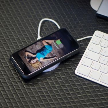 Logo trade promotional merchandise image of: Induction charger KARTHAGO