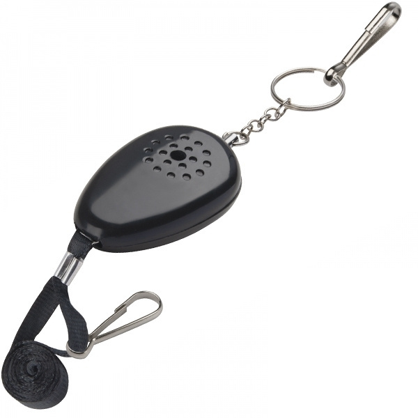 Logo trade advertising products image of: Keyring with alarm function OVADA