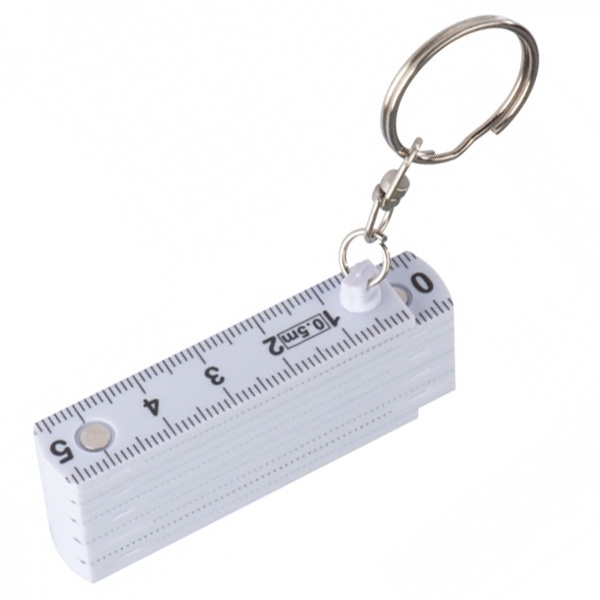 Logotrade promotional gift image of: Keyring with 0,5m ruler
