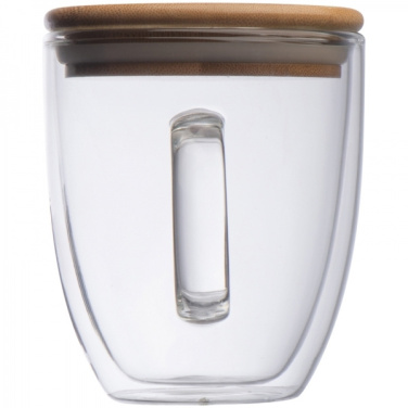 Logotrade corporate gifts photo of: Double-walled glass cup GERTHE 350 ml
