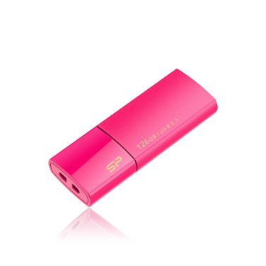 Logo trade promotional products image of: Pendrive Silicon Power 3.0 Blaze B05,pink
