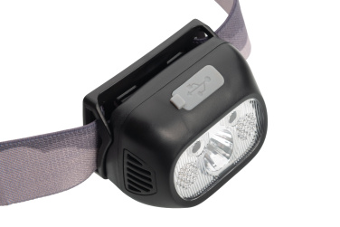 Logo trade corporate gifts image of: Head lamp HERLEN Schwarzwolf