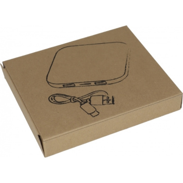 Logo trade promotional items image of: Wireless charger LINCOLN