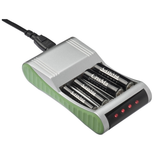 Logo trade corporate gifts picture of: Battery charger THUNDER BAY