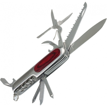 Logo trade promotional merchandise image of: Folding knife HUNTER Schwarzwolf