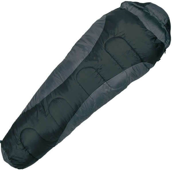 Logo trade promotional merchandise image of: Sleeping bag KINABALU Schwarzwolf