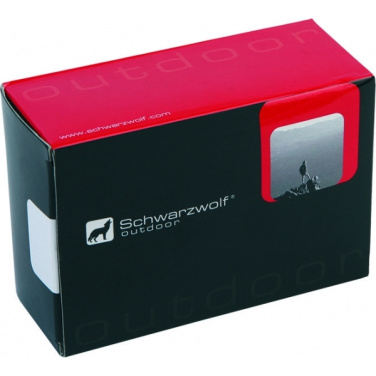 Logo trade business gifts image of: Lantern LUCA Schwarzwolf