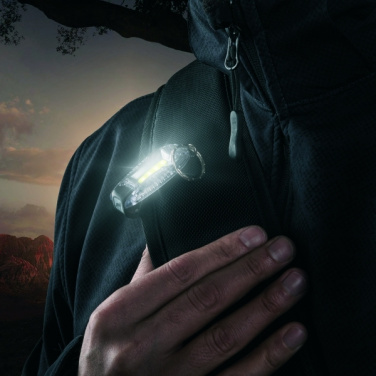 Logo trade promotional merchandise picture of: Small light POSO Schwarzwolf